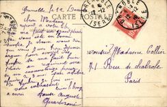 CPA Grenoble L'Isere et la Chaine des Alpes