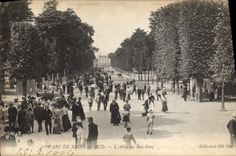 VINTAGE POSTCARD Park Holy Cloud the Alley of the Low Park