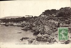 CPA Cap D'Antibes Etude de rochers