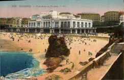 CPA Biarritz Vue Sur La Plage