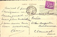 VINTAGE POSTCARD Avignon Bridge St Benezet Seen of the rock of Doms and the island of Barthelasse