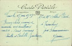 VINTAGE POSTCARD Paris Panorama of the Garden of Tileries