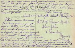 Jardín de París de la POSTAL de la VENDIMIA de Luxemburgo y del senado