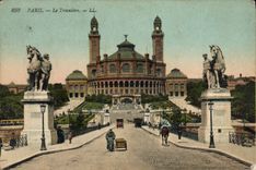 CPA Paris le Trocadero
