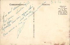 VINTAGE POSTCARD Auxerre the Church Saint Pierre Seen Of the Manifancier observatory