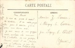 POSTAL Auxerre de la VENDIMIA la ataguía
