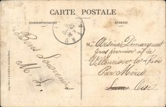 VINTAGE POSTCARD Enghien les Bains the Lake of North Bicycle Cycles