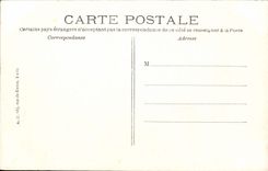 VINTAGE POSTCARD Saint Germain In Bush hammer the castle Overall picture taken English garden