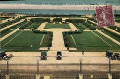CPA Deauville La Plage Fleurie Les jardins fleuris et le casino