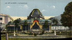 VINTAGE POSTCARD Aix Les Bains the Large Circle