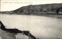 CPA Joigny Faubourg de Paris Cote St Jacques