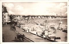 VINTAGE POSTCARD La Baule View of the Beach