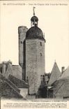 VINTAGE POSTCARD Ancient Autun Tower of Clugny known as of the Clock