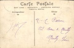 VINTAGE POSTCARD Etretat Seen from of the Inspection pit