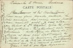 VINTAGE POSTCARD Noyon after the War Places Square of the Militaria Cathedral