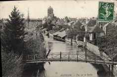 CPA Alencon Vue Sur la Sarthe
