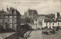 VINTAGE POSTCARD Valves View the Place of the Prefecture