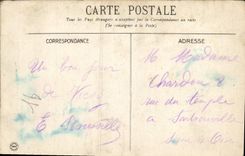 VINTAGE POSTCARD Vichy the Terrace of the Casino