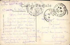 POSTAL Bridan de la VENDIMIA la catedral de Chartres de la asunción