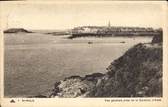 CPA St Malo Vue Generale Prise de la Corniche d'Aleth