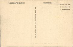 VINTAGE POSTCARD Pierrefonds Colonnade of the Main courtyard