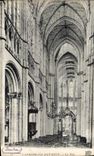 VINTAGE POSTCARD Evreux Cathedral the nave