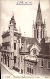 VINTAGE POSTCARD Dijon Together of the Notre Dame Church
