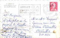 MODERN CARD Biarritz Rock of the Virgin the Museum of the Sea