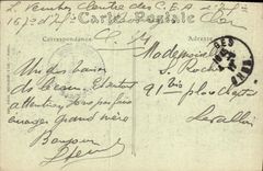 Catedral de la POSTAL de la VENDIMIA de la puerta de Bourges del juicio pasado