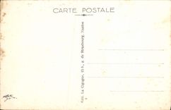 VINTAGE POSTCARD La Baule Garden of the Casino