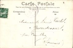 VINTAGE POSTCARD Castle of Chantilly the room of prince de Conde