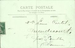 CPA Chateau de Chantilly Detail de L'Escalier