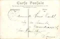 VINTAGE POSTCARD Castle of Chantilly Dimensions northern West