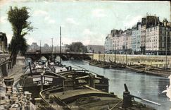 CPA Paris Pont Neuf Petit bras de la Seine 