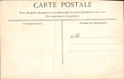 Parque de Versalles de la POSTAL de la VENDIMIA de pequeño Trianon la casa francesa