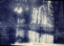 VINTAGE POSTCARD Saint Maixent Vue on Separates