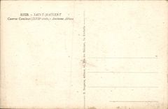 VINTAGE POSTCARD Holy Maixent Canclaux Barracks Old abbey