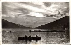 MODERN CARD Gerardmer On the Lake After I' Orage