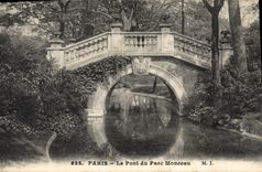 CPA Paris Le Pont Du Parc Monceau