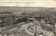 CPA Marseille Vue Generale Prise De ND de La Garde