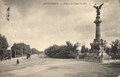 CPA Dunkerque Avenue Des Bains De Mer