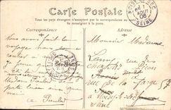 Ataque frontal de Reims de la POSTAL de la VENDIMIA de la catedral
