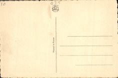 VINTAGE POSTCARD Paris the Caretaker's lodge