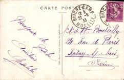 VINTAGE POSTCARD Bitche Lake D' Hasselfurt