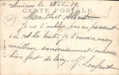 VINTAGE POSTCARD Amiens Picardy Glories