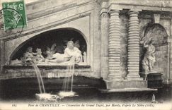 VINTAGE POSTCARD Park Of Chantilly Decoration Of the Great Degree by Hardy according to ours
