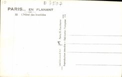 CPA Paris En Flanant L'Hotel des Invalides