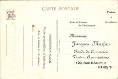 VINTAGE POSTCARD Tunisian Section the Marabout And the Paris Minaret