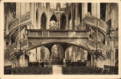 CPA Paris En Flanant Interieur de St Etienne du Mont Le jube 