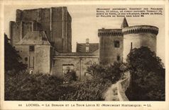 CPA Loches Le Donjon Et La Tour Louis XI